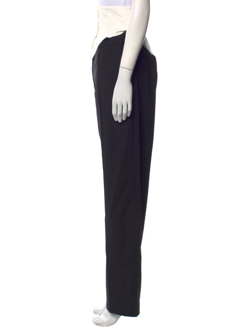 Olēnich Colorblock Pattern Straight Leg Pants