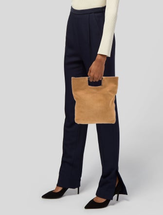 Oliveve Suede Top Handle Bag