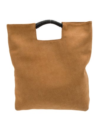 Oliveve Suede Top Handle Bag