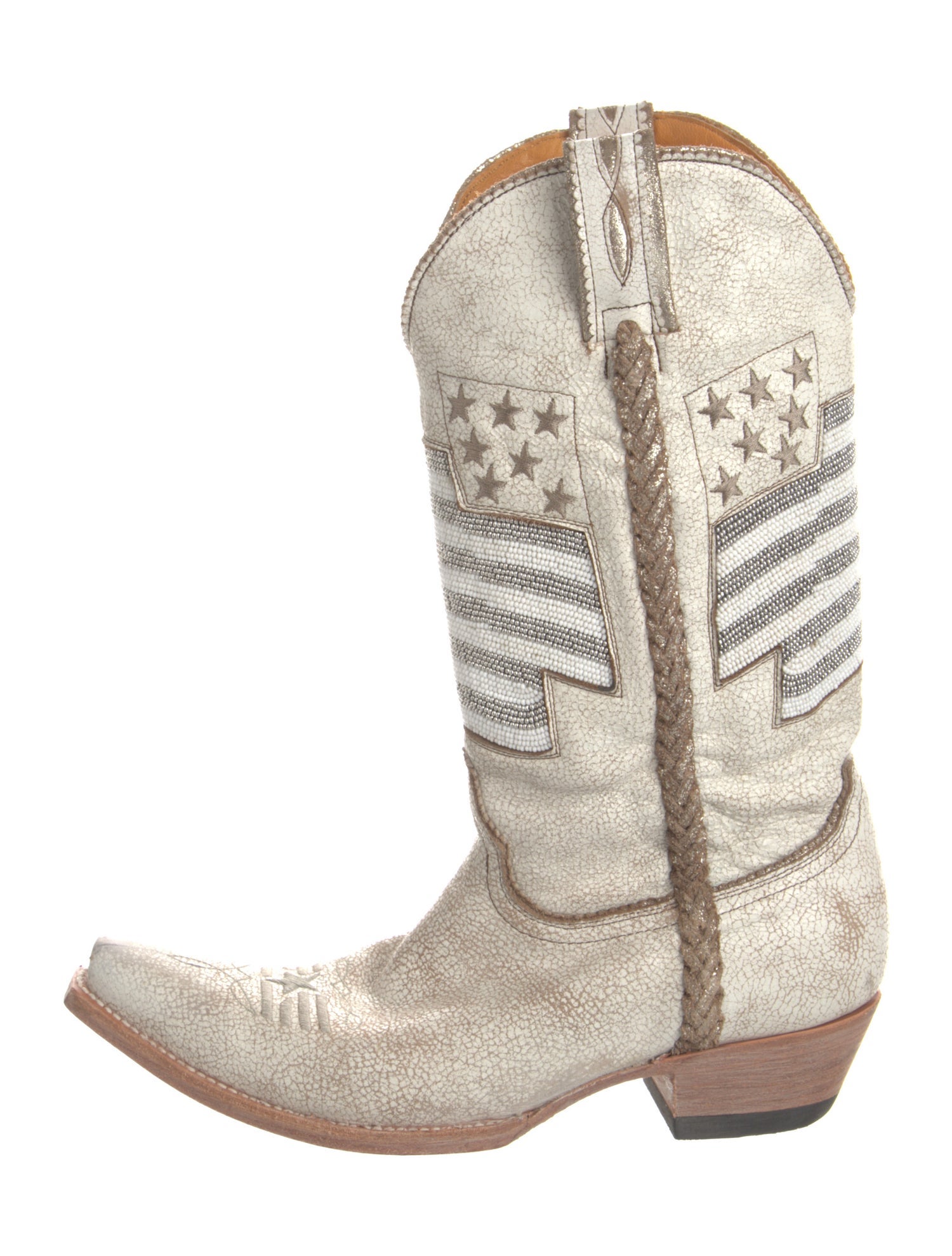 Old Gringo Leather Embroidered Accent Western Boots