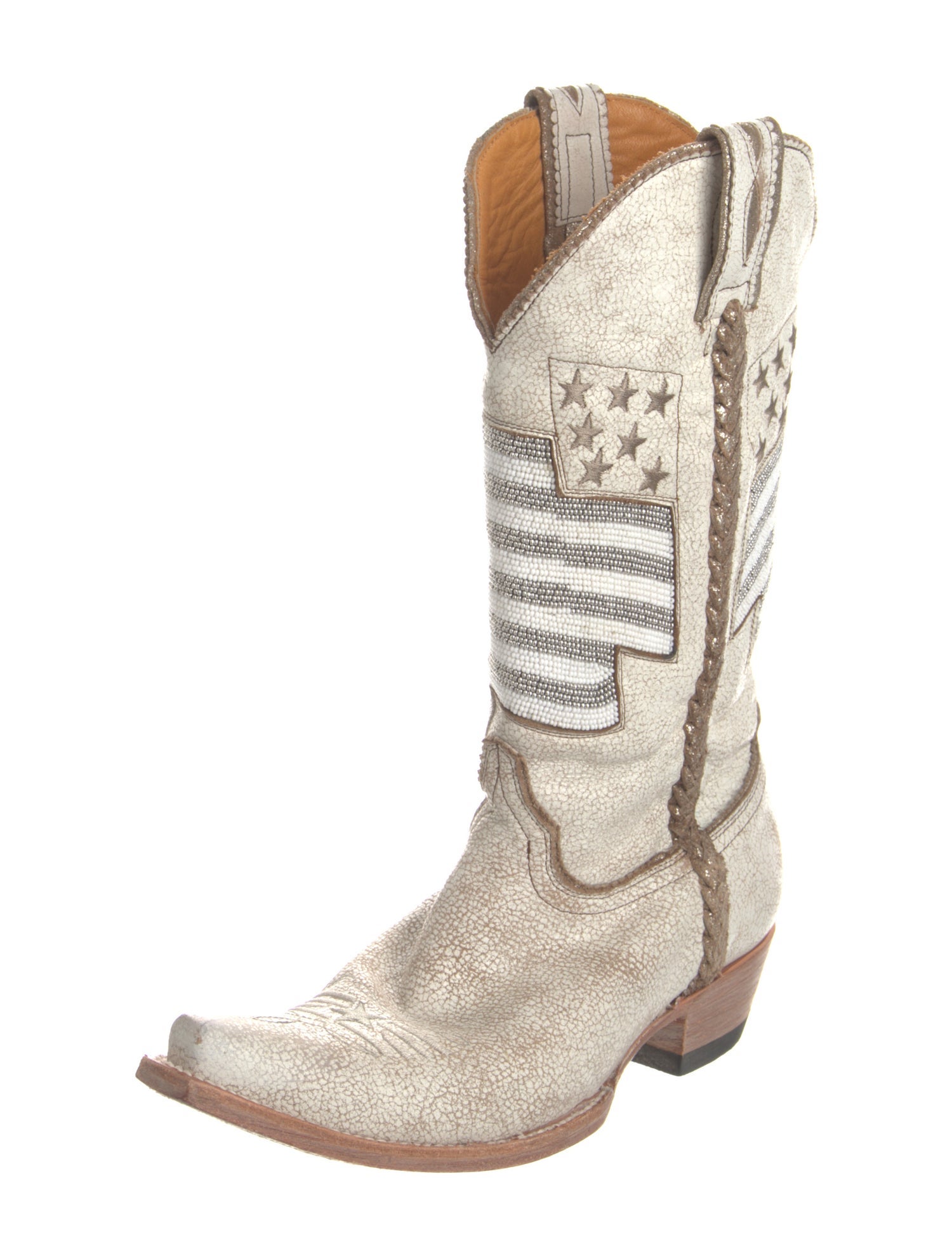 Old Gringo Leather Embroidered Accent Western Boots