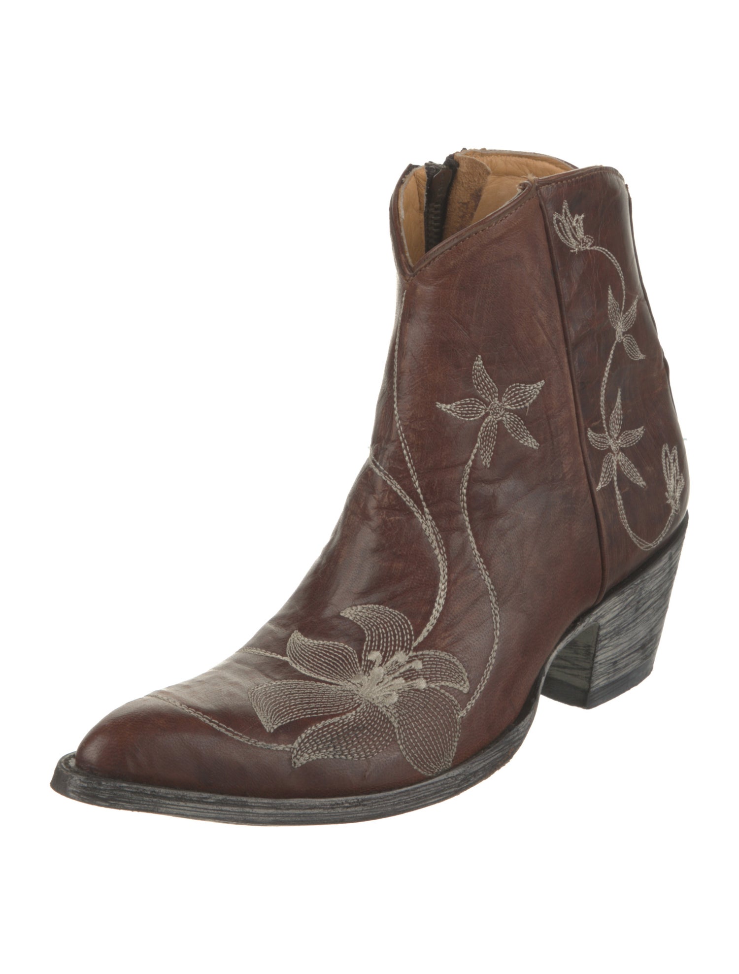 Old Gringo Leather Embroidered Accent Western Boots