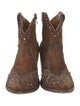 Old Gringo Suede Printed Western Boots