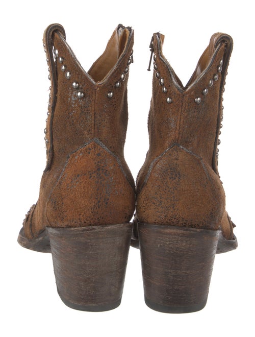Old Gringo Suede Printed Western Boots