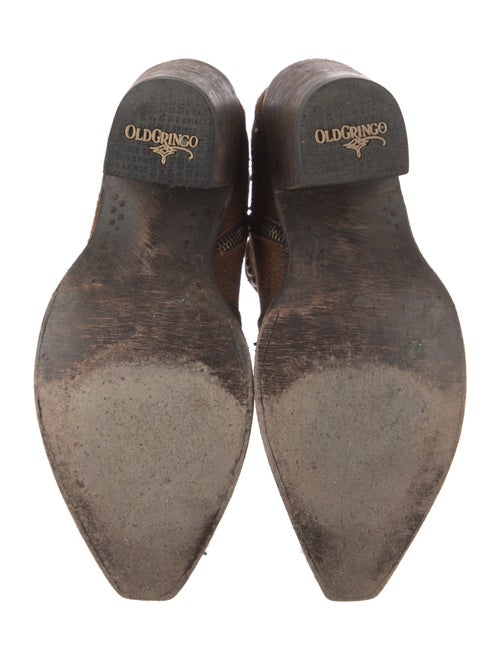 Old Gringo Suede Printed Western Boots