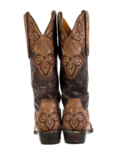 Old Gringo Leather Floral Print Western Boots