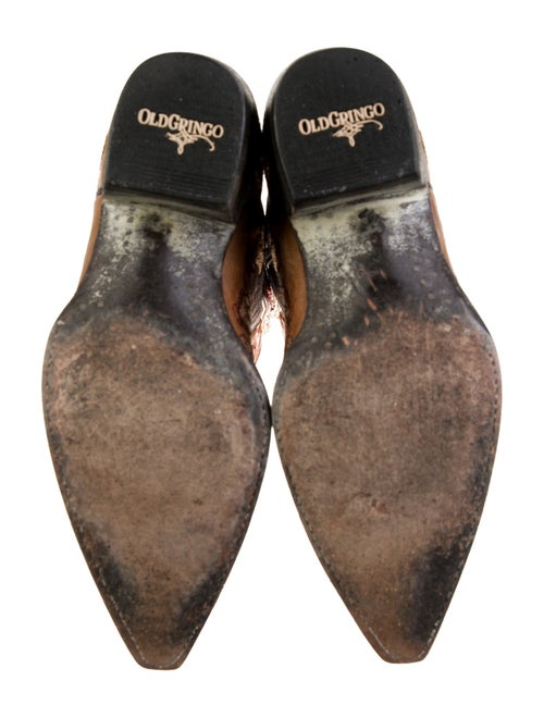 Old Gringo Leather Floral Print Western Boots