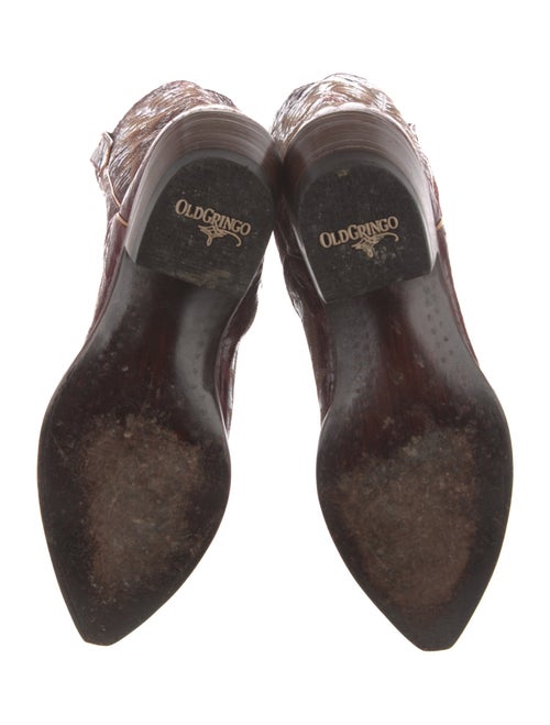 Old Gringo Leather Embroidered Accent Western Boots