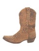 Old Gringo Suede Animal Print Western Boots