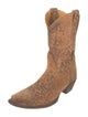 Old Gringo Suede Animal Print Western Boots
