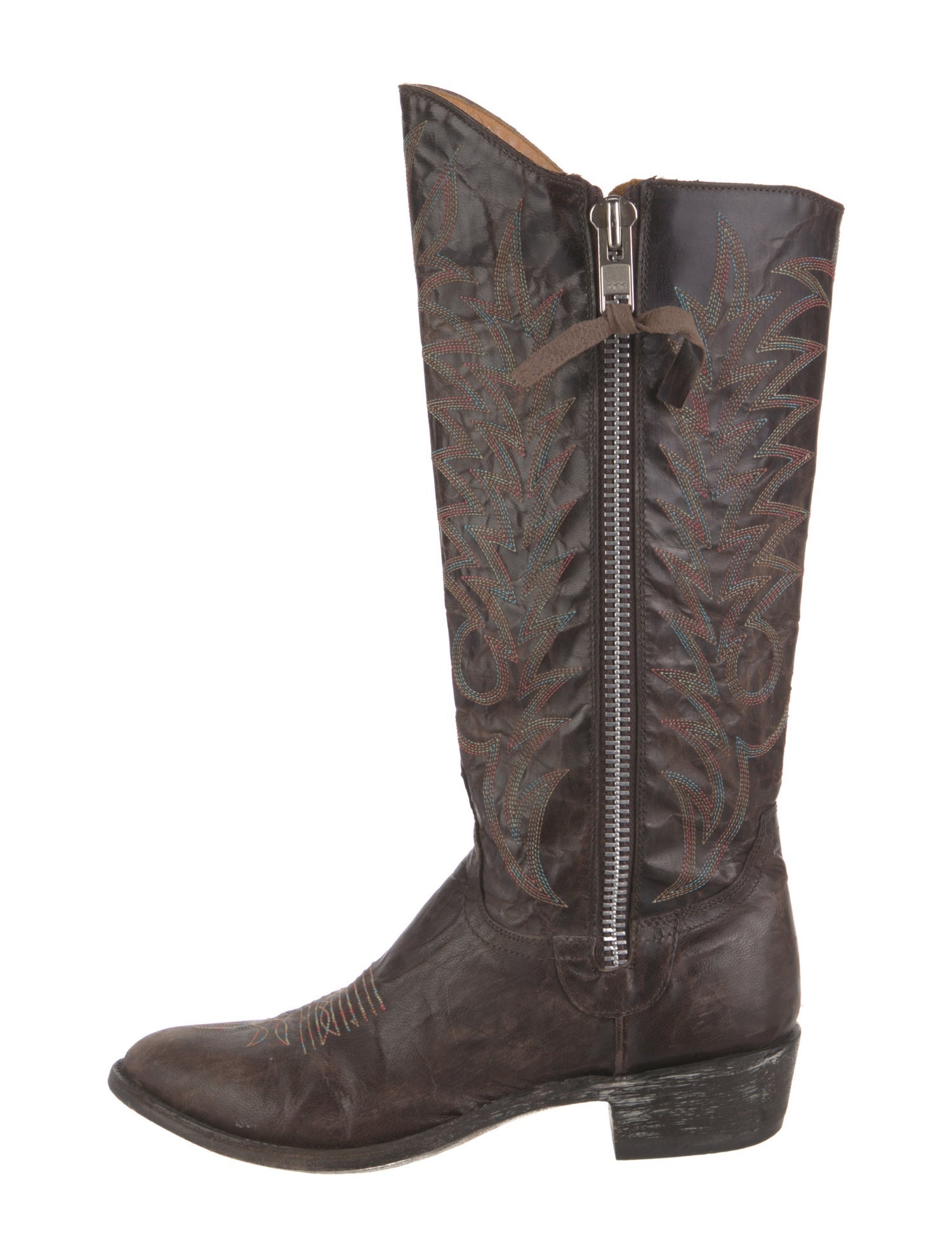 Old Gringo Leather Printed Riding Boots