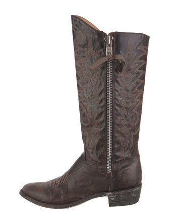 Old Gringo Leather Printed Riding Boots