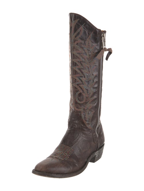 Old Gringo Leather Printed Riding Boots