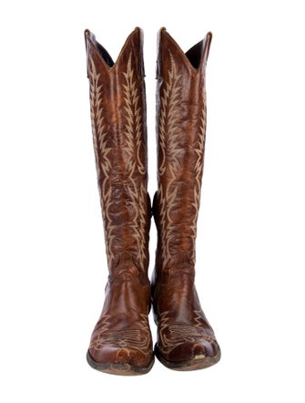 Old Gringo Leather Embroidered Accent Riding Boots