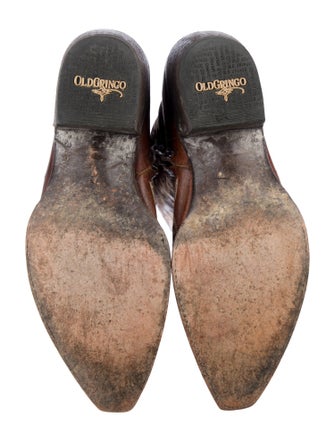 Old Gringo Leather Embroidered Accent Riding Boots