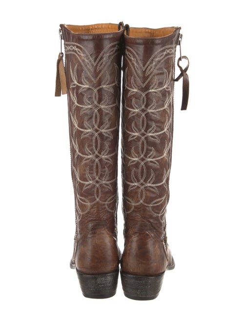 Old Gringo Leather Printed Riding Boots