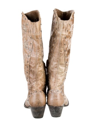 Old Gringo Leather Animal Print Western Boots