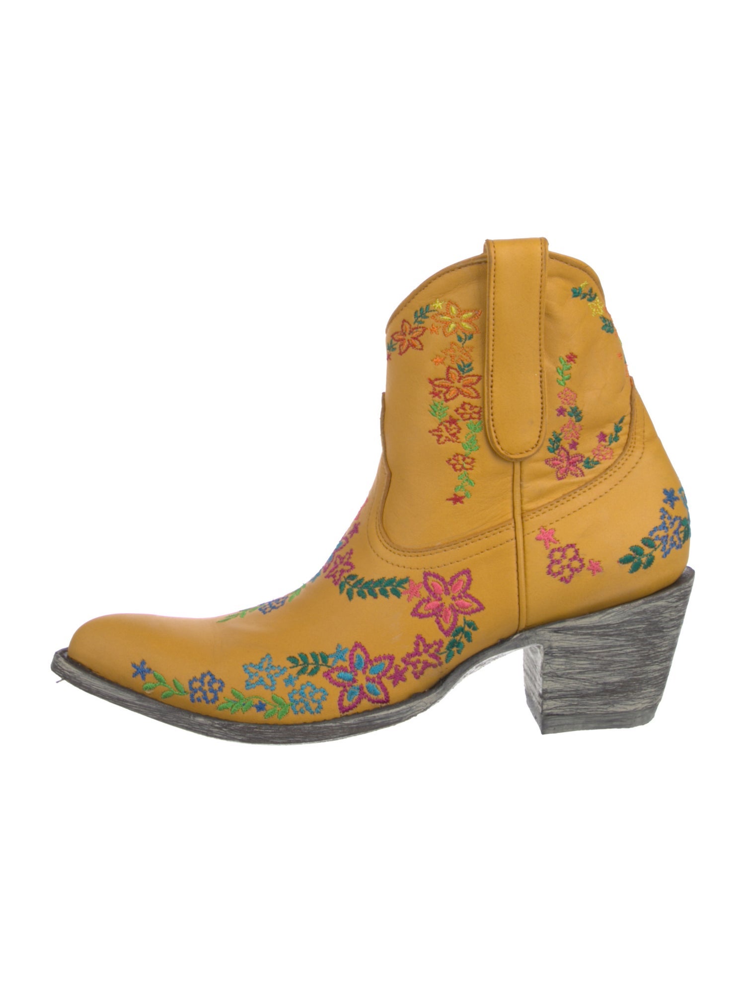 Old Gringo Leather Floral Print Western Boots