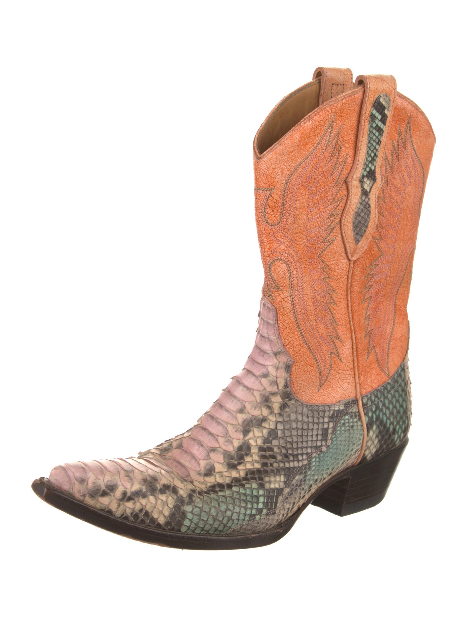Old Gringo Snakeskin Animal Print Western Boots