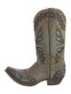 Old Gringo Suede Printed Western Boots