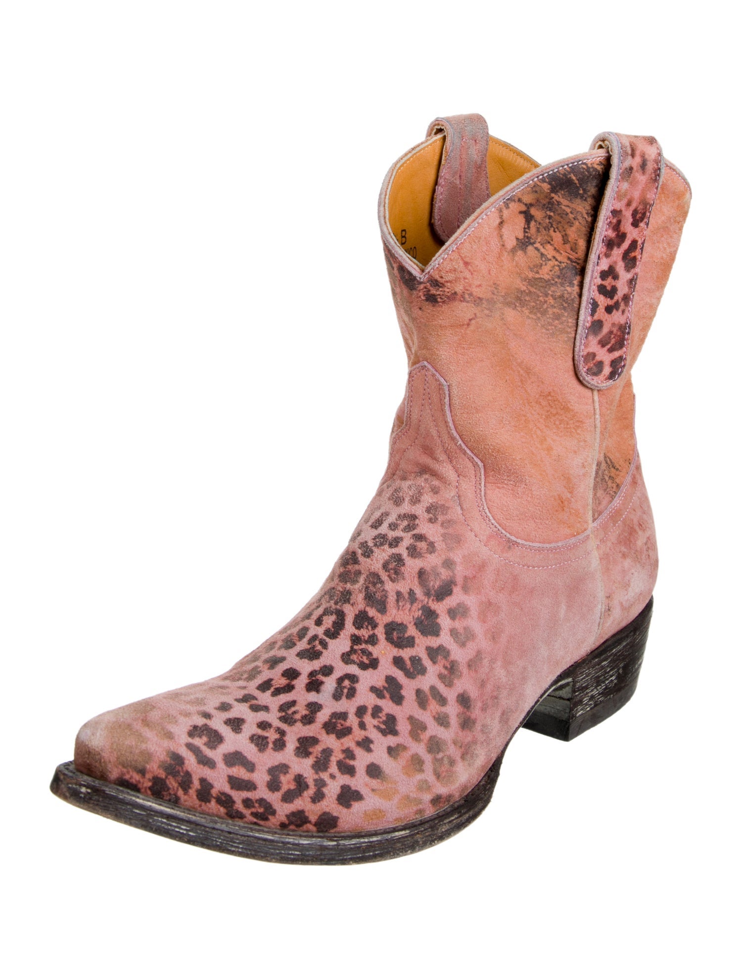 Old Gringo Suede Animal Print Western Boots