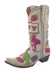 Old Gringo Leather Printed Moto Boots