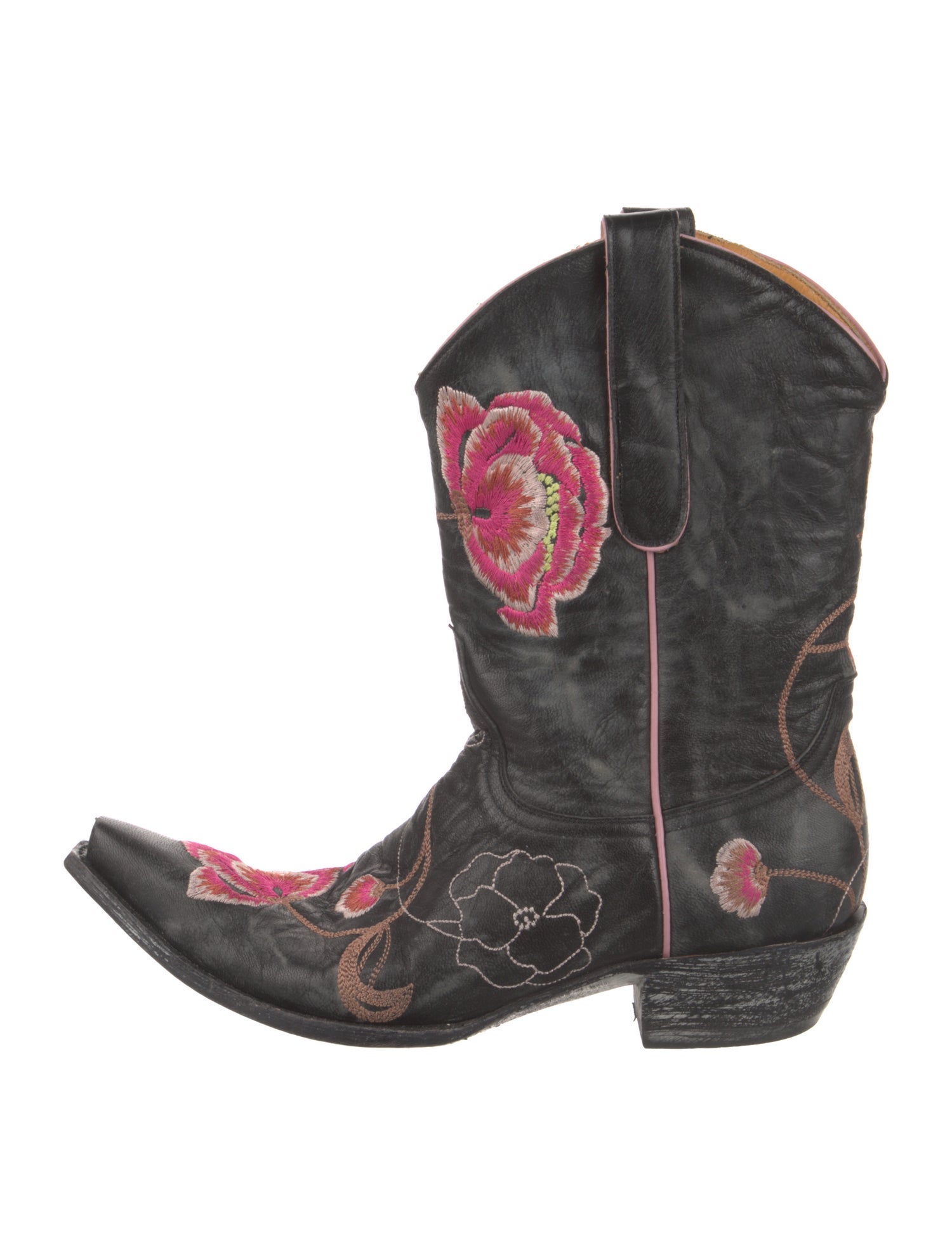Old Gringo Leather Floral Print Western Boots