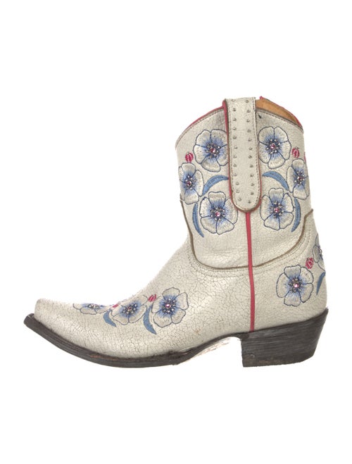 Old Gringo Leather Floral Print Western Boots