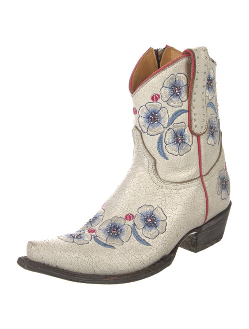 Old Gringo Leather Floral Print Western Boots