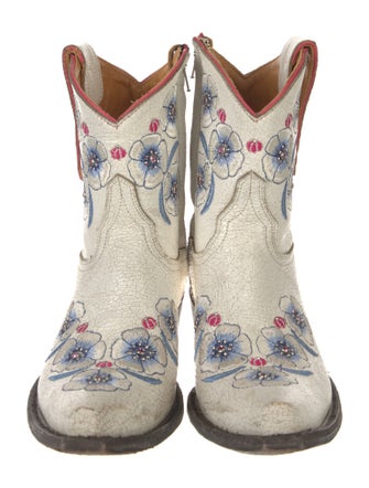 Old Gringo Leather Floral Print Western Boots