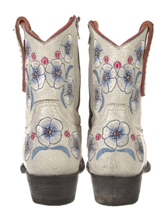 Old Gringo Leather Floral Print Western Boots