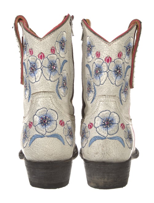 Old Gringo Leather Floral Print Western Boots