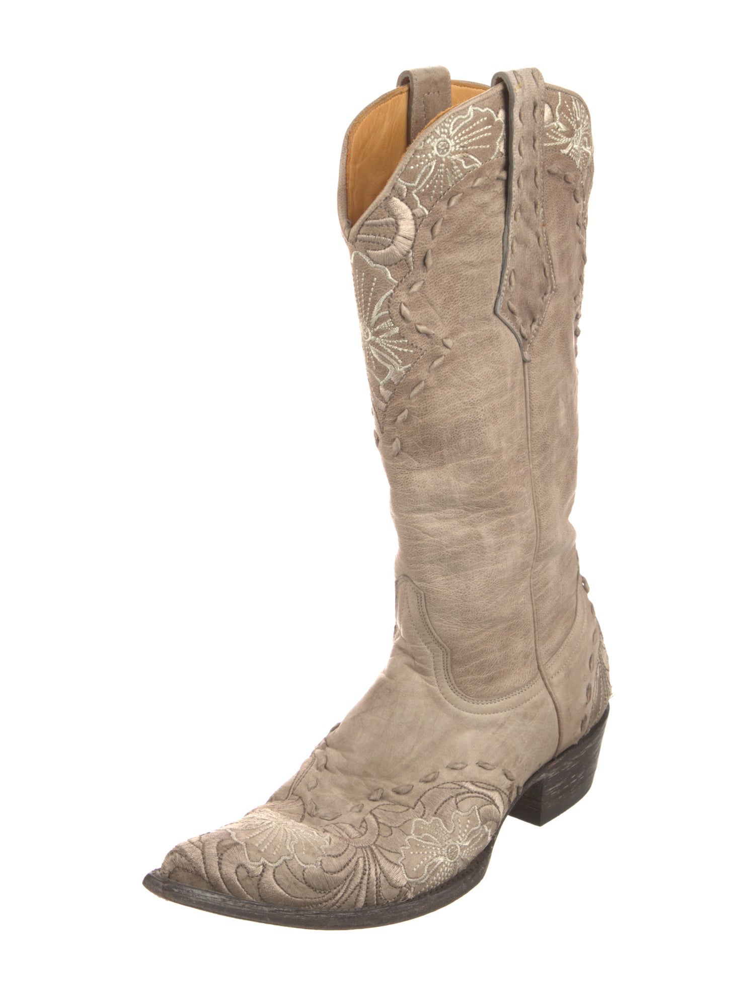 Old Gringo Leather Embroidered Accent Western Boots