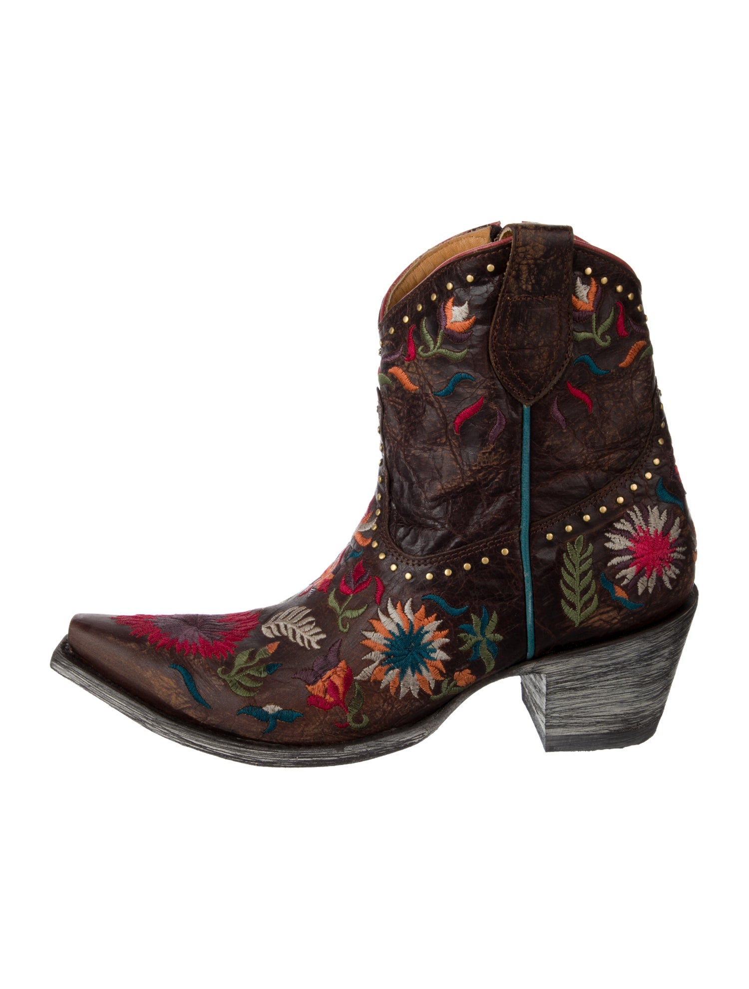 Old Gringo Leather Floral Print Western Boots
