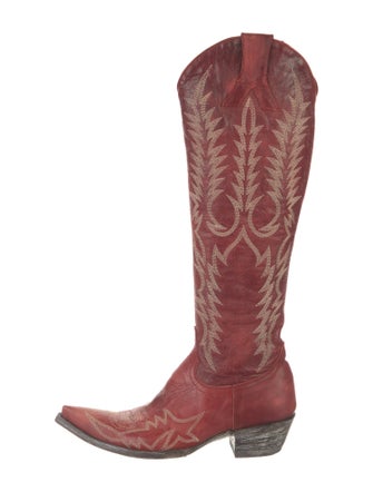 Old Gringo Leather Embroidered Accent Riding Boots