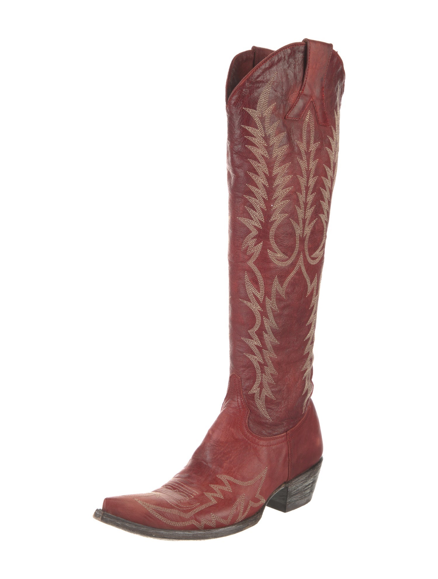 Old Gringo Leather Embroidered Accent Riding Boots