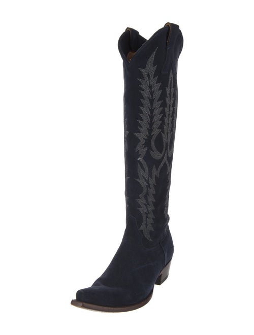 Old Gringo Leather Embroidered Accent Riding Boots