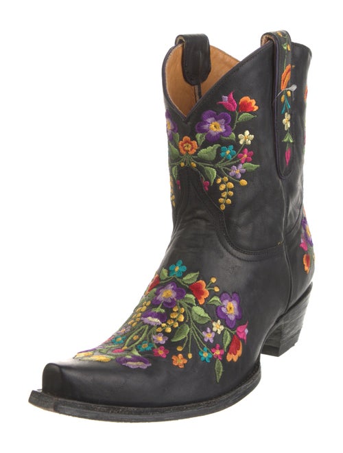 Old Gringo Leather Floral Print Western Boots