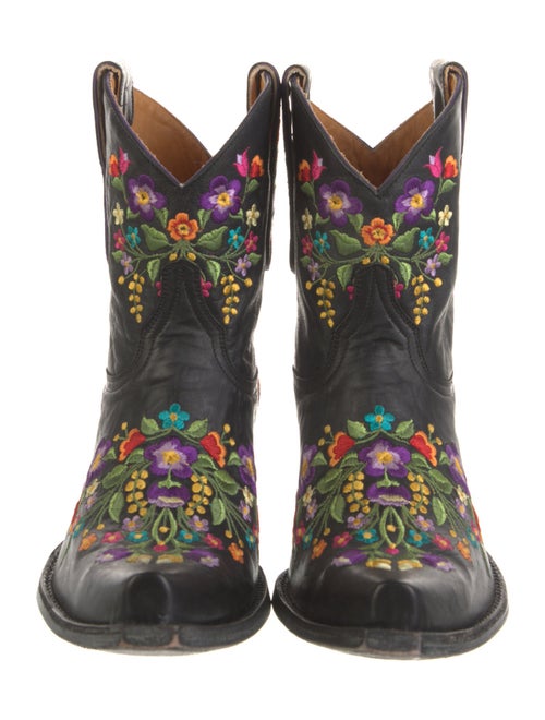 Old Gringo Leather Floral Print Western Boots