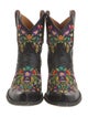Old Gringo Leather Floral Print Western Boots