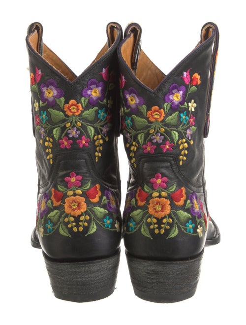 Old Gringo Leather Floral Print Western Boots
