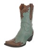 Old Gringo Leather Colorblock Pattern Western Boots