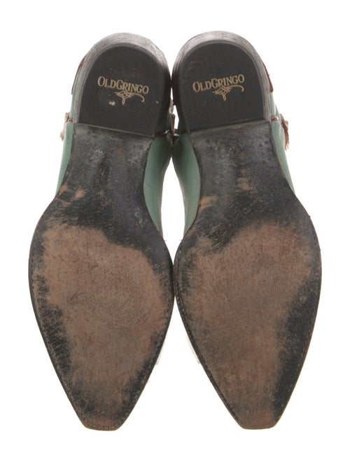 Old Gringo Leather Colorblock Pattern Western Boots