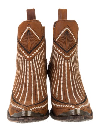 Old Gringo Suede Printed Chelsea Boots