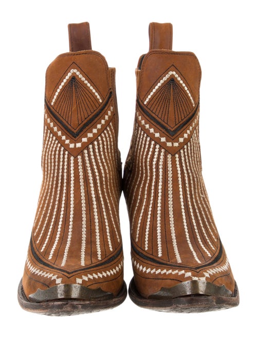 Old Gringo Suede Printed Chelsea Boots