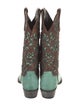 Old Gringo Leather Colorblock Pattern Western Boots