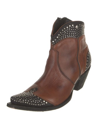 Old Gringo Leather Colorblock Pattern Western Boots