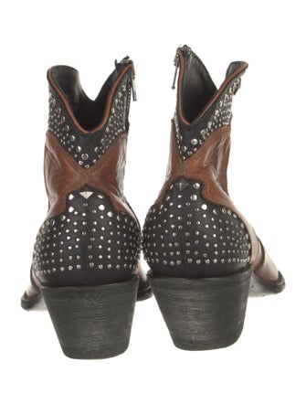 Old Gringo Leather Colorblock Pattern Western Boots