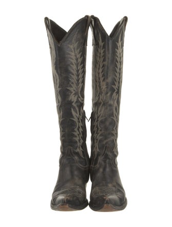 Old Gringo Leather Patterned Riding Boots