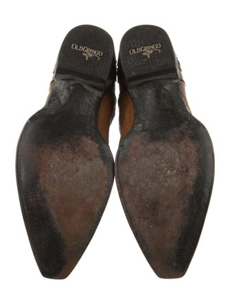 Old Gringo Leather Colorblock Pattern Western Boots